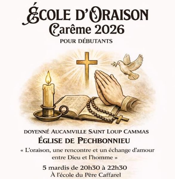 Ecole d&rsquo;oraison avec le père Caffarel.